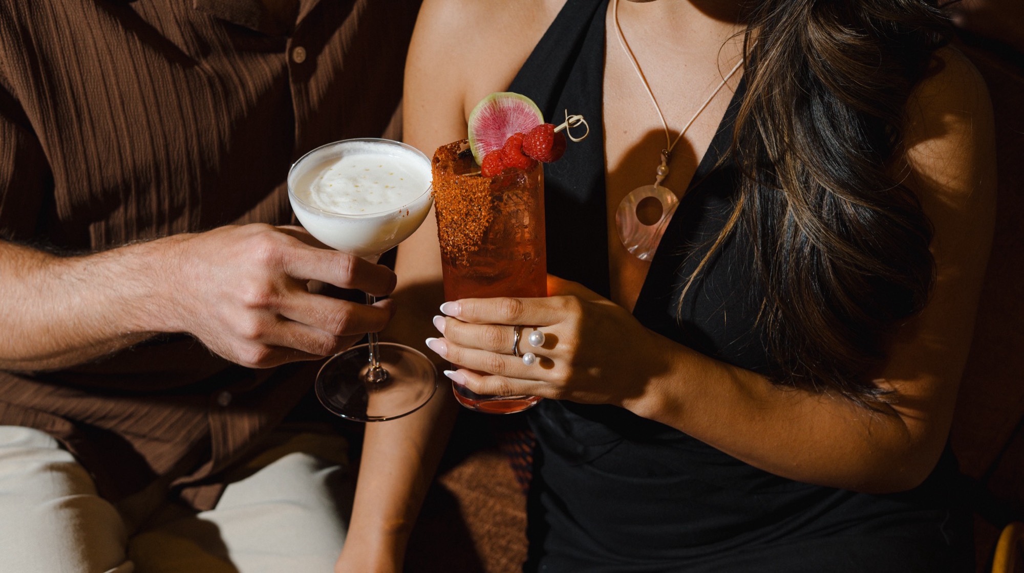 Cocktails shared at a Valencia Collection bar